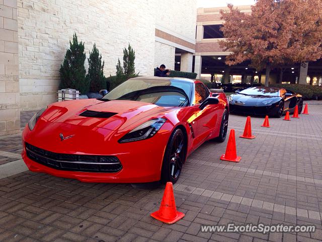 Lamborghini Aventador spotted in Dallas, Texas