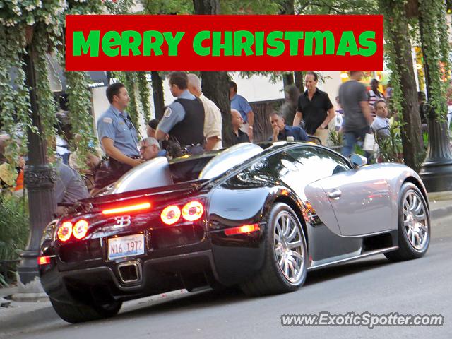 Bugatti Veyron spotted in Chicago, Illinois