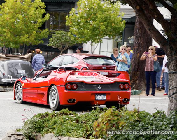 Ferrari F50 spotted in Carmel, California