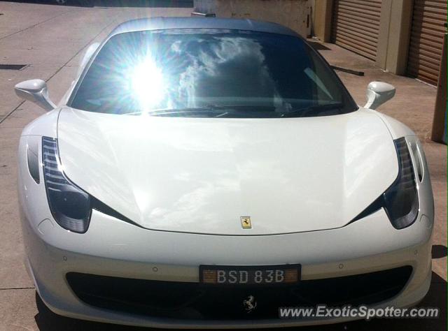 Ferrari 458 Italia spotted in St Mary's, Australia