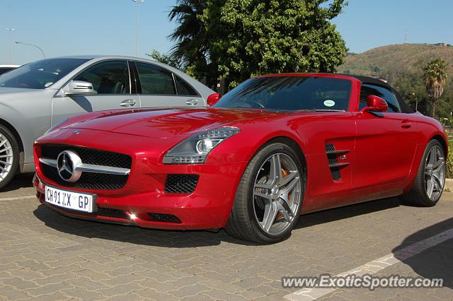 Mercedes SLS AMG spotted in Bedfordview, South Africa