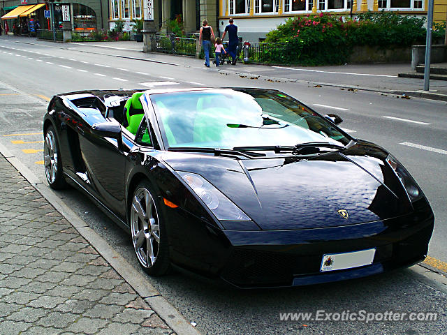 Lamborghini Gallardo spotted in Interlaken, Switzerland
