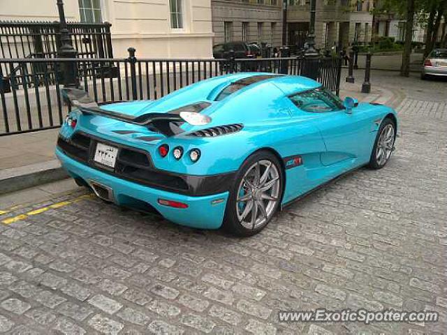 Koenigsegg CCXR spotted in London, United Kingdom