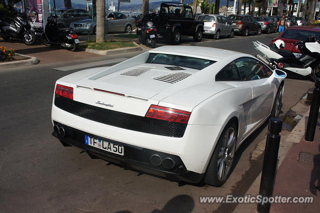 Lamborghini Gallardo spotted in Cannes, France