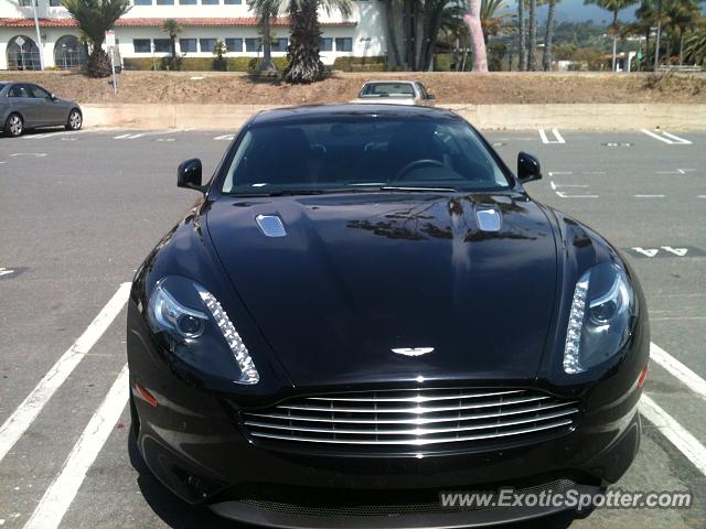 Aston Martin Virage spotted in Santa Barbara, California
