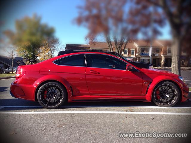 Mercedes C63 AMG Black Series spotted in Potomac, Maryland
