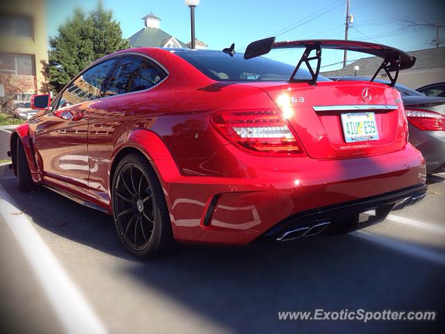 Mercedes C63 AMG Black Series spotted in Potomac, Maryland