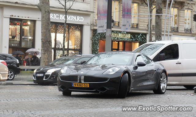 Fisker Karma spotted in Paris, France