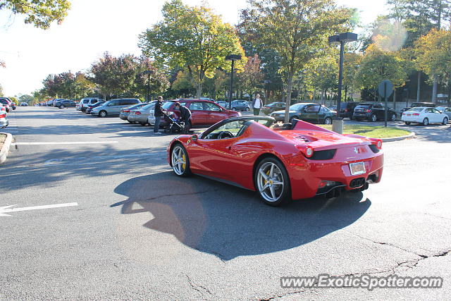 Ferrari 458 Italia spotted in Manhasset, New York