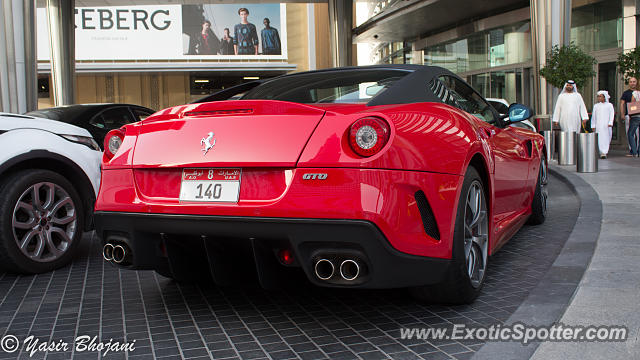 Ferrari 599GTO spotted in Dubai, United Arab Emirates