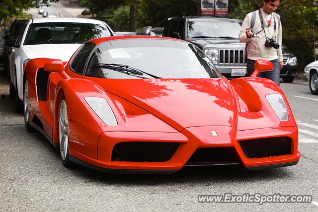 Ferrari Enzo spotted in Carmel, California