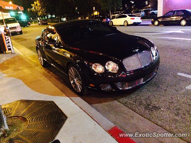 Bentley Continental spotted in GLENDALE, California