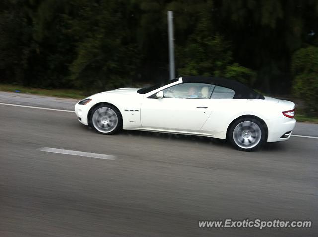 Maserati GranTurismo spotted in West Palm Beach, Florida