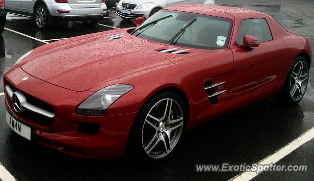 Mercedes SLS AMG spotted in Douglas, United Kingdom