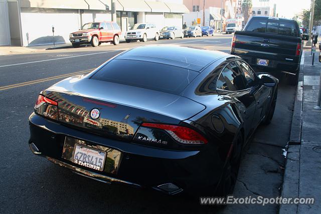 Fisker Karma spotted in Hollywood, California