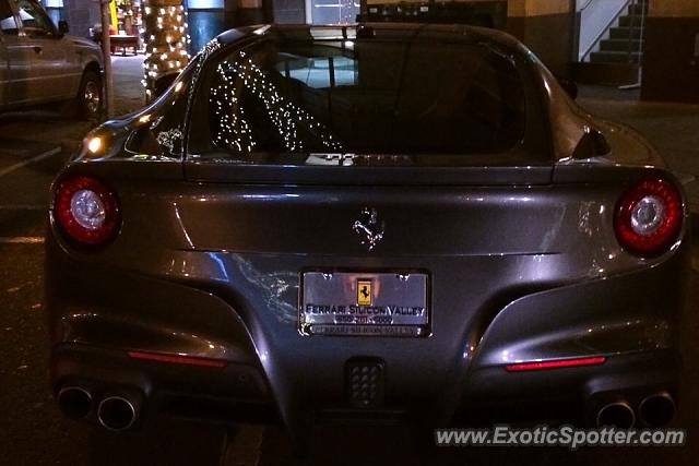 Ferrari F12 spotted in Palo Alto, California