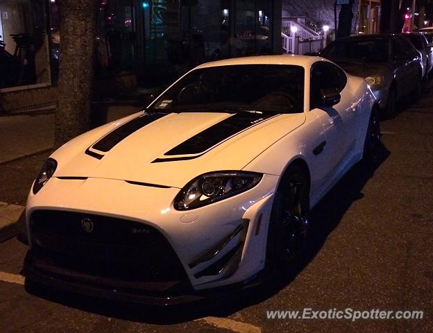 Jaguar XKR-S spotted in Palo Alto, California
