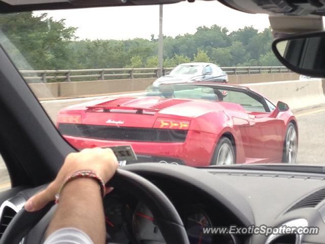 Lamborghini Gallardo spotted in Brick, New Jersey