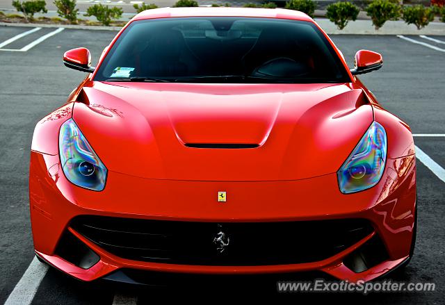 Ferrari F12 spotted in San Diego, California