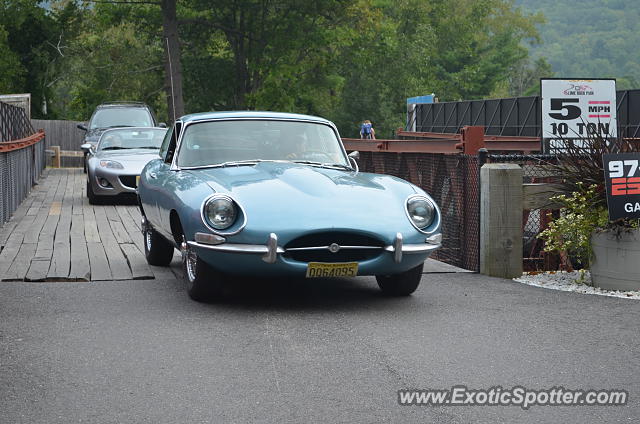 Jaguar E-Type spotted in Lakeville, Connecticut