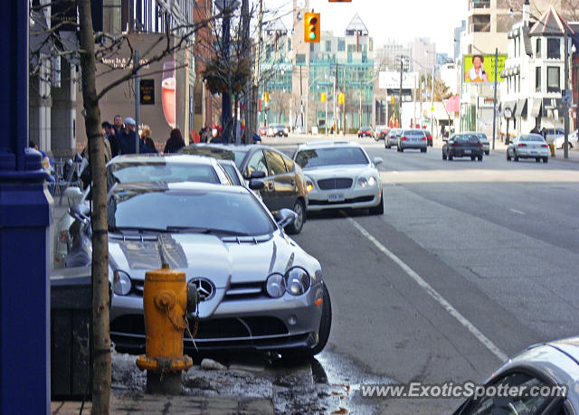 Mercedes SLR spotted in Toronto, Ontario, Canada