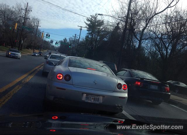 Ferrari 612 spotted in Bethesda, Maryland