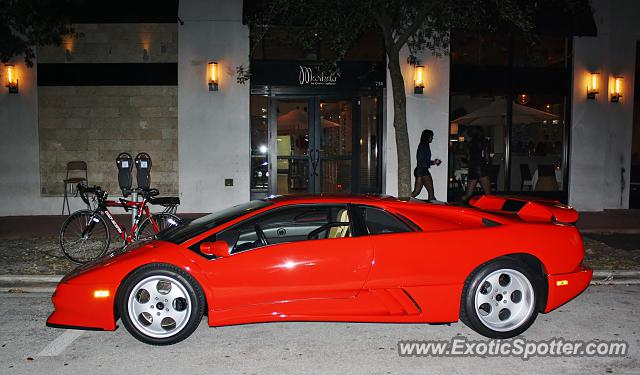 Lamborghini Diablo spotted in Miami, Florida