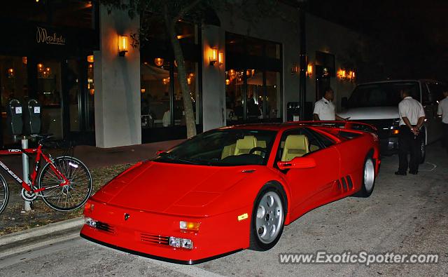 Lamborghini Diablo spotted in Miami, Florida
