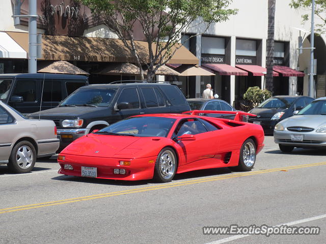 Lamborghini Diablo spotted in Beverly Hills, California