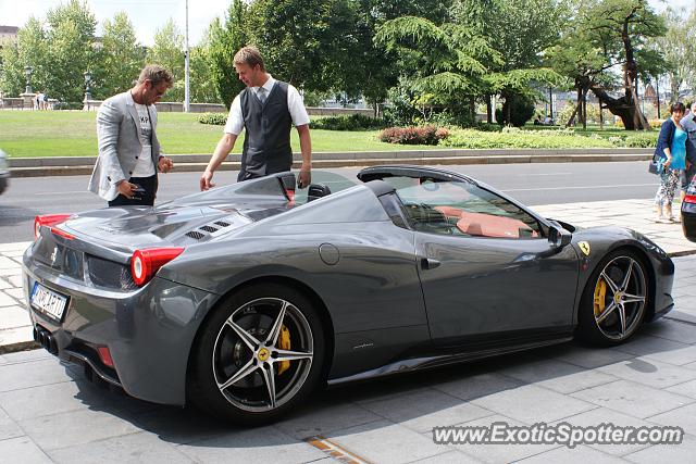 Ferrari 458 Italia spotted in Budapest, Hungary