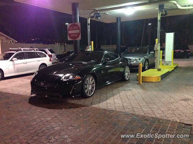 Jaguar XKR spotted in Miami, Florida