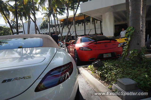Mercedes SLS AMG spotted in Bal Harbour, Florida