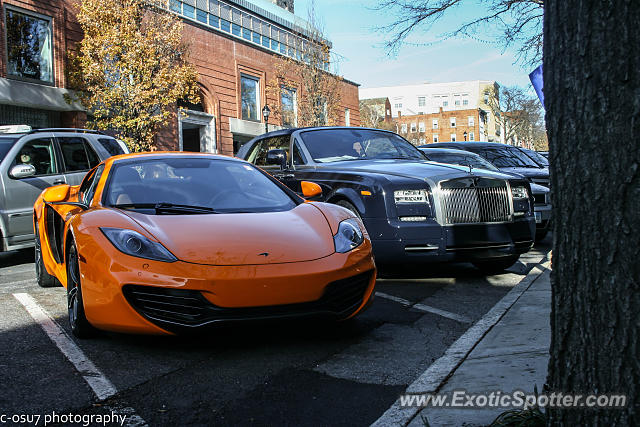 Mclaren MP4-12C spotted in Greenwich, Connecticut
