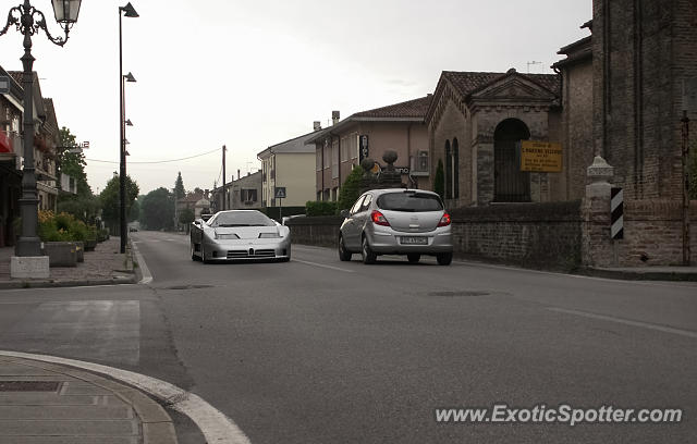 Bugatti EB110 spotted in Oderzo, Italy