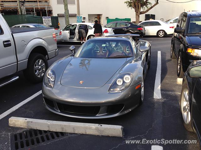 Porsche Carrera GT spotted in Miami, Florida