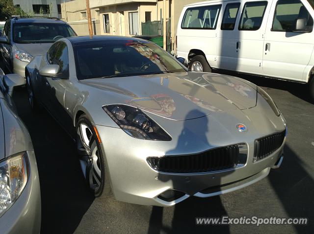 Fisker Karma spotted in Los angeles, California