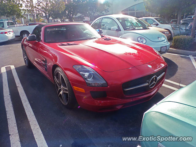 Mercedes SLS AMG spotted in Redwood City, California