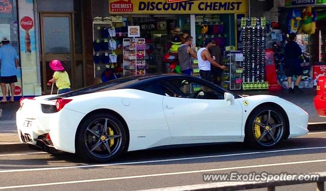 Ferrari 458 Italia spotted in Bondi, Australia