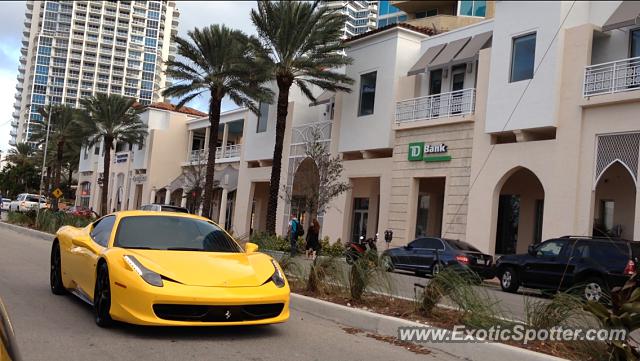 Ferrari 458 Italia spotted in Miami, Florida