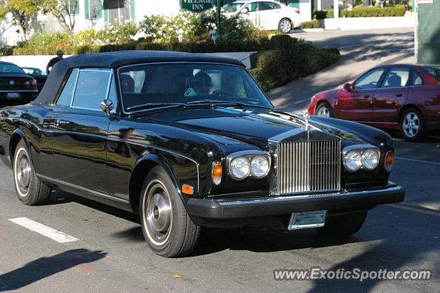 Rolls Royce Corniche spotted in Montecito, California
