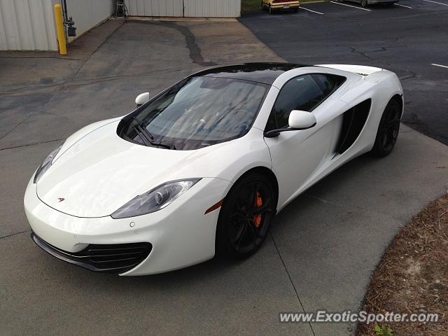 Mclaren MP4-12C spotted in Raleigh, North Carolina