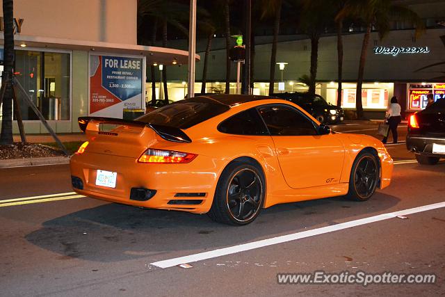 Porsche 911 Turbo spotted in Miami Beach, Florida