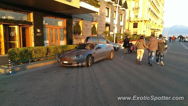 Aston Martin DB9 spotted in Napoli, Italy