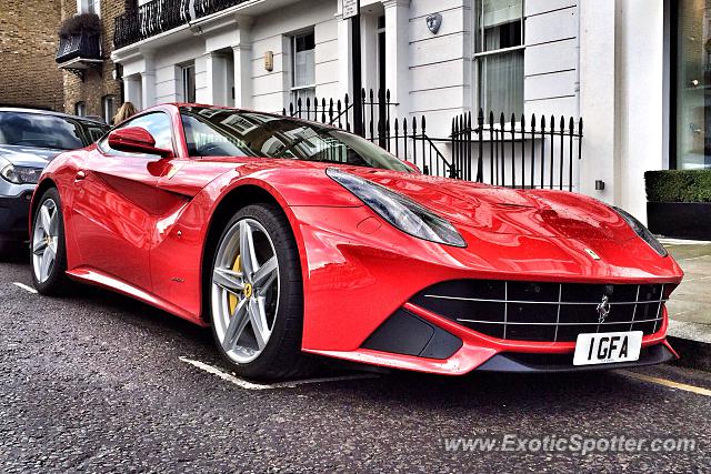 Ferrari F12 spotted in London, United Kingdom