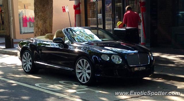 Bentley Continental spotted in Woollhara, Australia