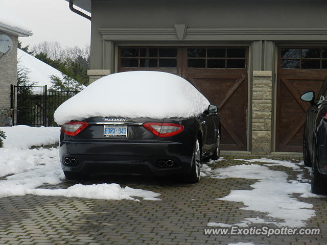 Maserati GranTurismo spotted in London, Ontario, Canada