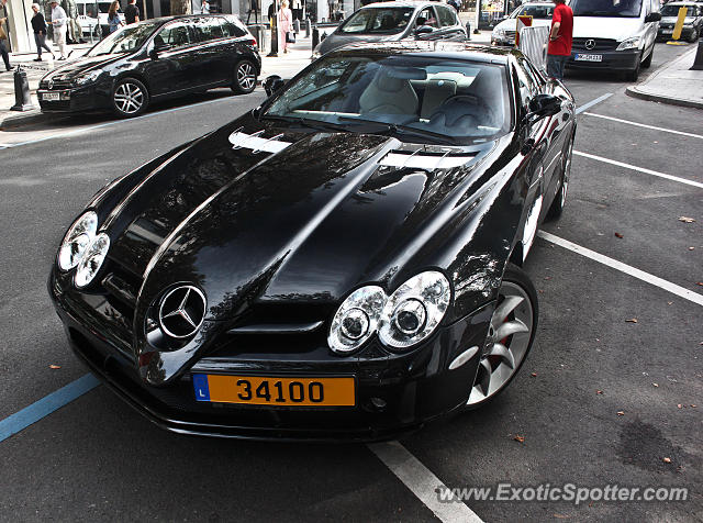 Mercedes SLR spotted in Düsseldorf, Germany
