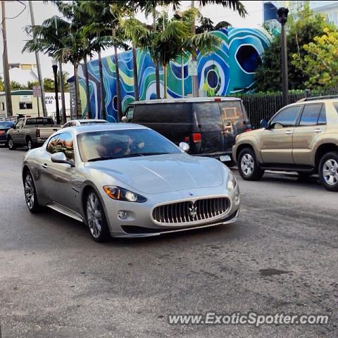 Maserati GranTurismo spotted in Miami, Florida