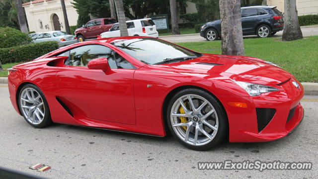 Lexus LFA spotted in Palm Beach, Florida