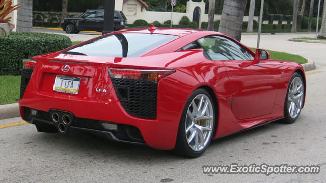 Lexus LFA spotted in Palm Beach, Florida